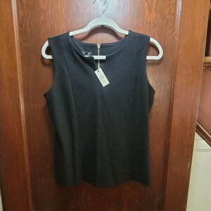 Talbots Sleeveless Black Top – New with Tags